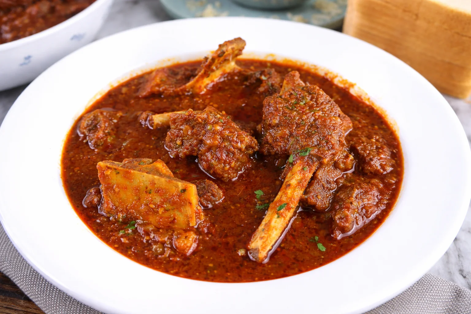 Goat Vindaloo at Petu Indian Curry & Kabab